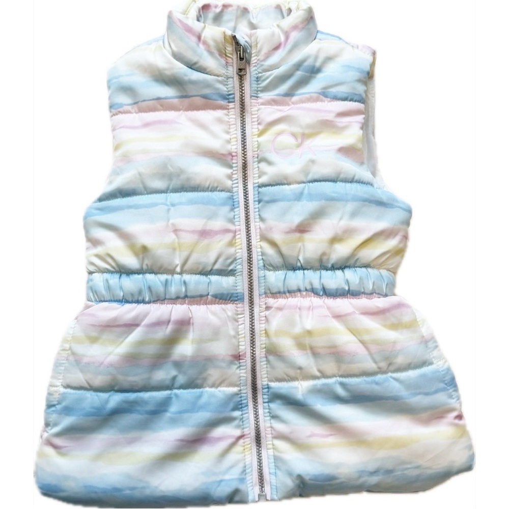Calvin Klein Jeans Puffer Vest - Pastel Stripes